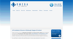 Desktop Screenshot of omegalifts.com